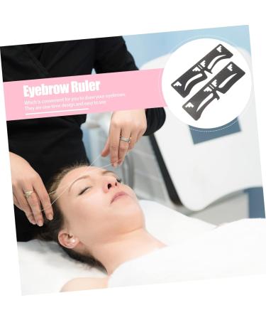 FOMIYES 10 Pcs Eyebrow Ruler Eyebrow Shaping Template Tool T Ruler Brow Template Eyebrow Shape Guide Ruler - Buy Online on GoSupps.com