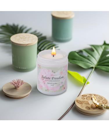 Rose Aromatherapy Candle - 8 Oz Soy Wax | 45-Hour Burn | Perfect Gift for Birthdays Thanksgiving Christmas & Valentine s Day - Buy Online on GoSupps.com