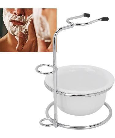 Agatige 2 in 1 Shaving Brush Razor Stand with Stainless Steel Soap Bowl Shaving Kit for Men Boyfriend Husband Dad Birthday Fathers Day Gift - Buy Online on GoSupps.com