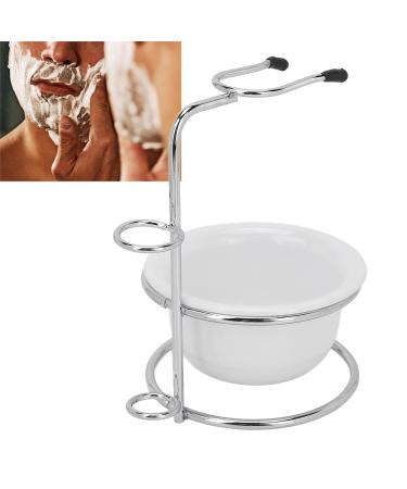 Professional Beard Shaving Brush Set - ABS White Bowl for Daily Use | International Shipping Available - Buy Online on GoSupps.com