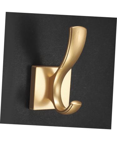 Alipis 2pcs No Punching Hook Heavy Duty Clothes Hanging Storage Hook Shoe Cabinet Wall-Mounted 10.00X5.20X3.00CM Golden - Buy Online on GoSupps.com
