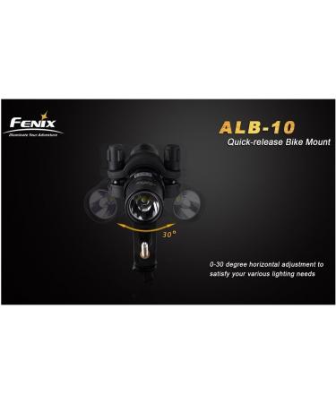 Fenix Sport Lamp Mount ALB-10 - Bicycle Mount for Enhanced Visibility | Black Standard - International Shipping Available - Buy Online on GoSupps.com