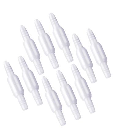 10 Pack Oxygen Tubing Connector Oxygen Swivel Connector for Oxygen Tube 360 Rotation Cannula Connector Avoid Tangles