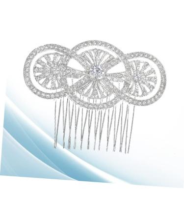 POPETPOP Bridal Headpiece Rhinestone Hairpin Bridal Headdress Bridal Hair Comb Bride Hair up Wedding - Buy Online on GoSupps.com