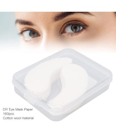 160pcs Disposable Eye Mask Paper Sheets for Salon Beauty - Compressed Facial Mask Paper for Eye Care - Buy Online on GoSupps.com
