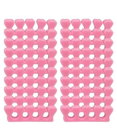 20 Pcs Sponge Toe Finger Separator Disposable Soft Sponge Nail Toe Spreaders Divider Spacer for Pedicure Manicure Nail Art