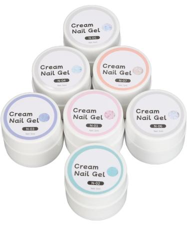 Cream Nail UV Gel Polish Long Lasting Bright Color Cream Nail UV Gel for Salon - Buy Online on GoSupps.com