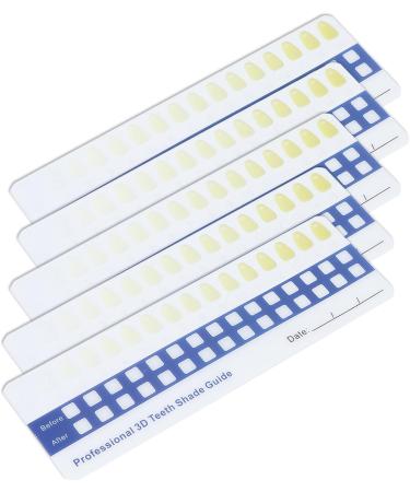 Teeth Whitening Color Guide - Non-Toxic Portable Tooth Shade Chart for Home & Dental Clinics - Buy Online on GoSupps.com
