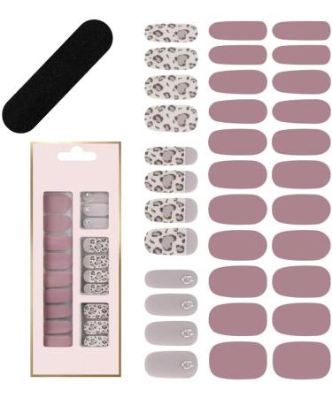 Ruarby Semi Cured Gels Nails Stickers Nails Polish Strips Korean Style Gels Nails Strips Nails Art Decortions for Party Style1 - Buy Online on GoSupps.com