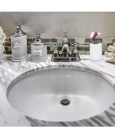 Pack of 6 Hard Denture Brushes - Double-Sided Portable Toothbrush for Prostheses with Ergonomic Design & White Carry Case - Assorted Colors - Ideal for Cleaning False Teeth - Buy Online on GoSupps.com