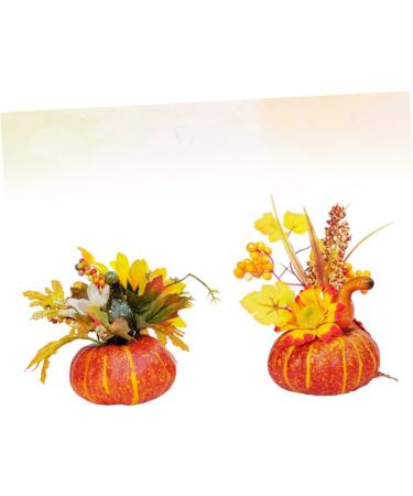 Zerodeko 4 Pcs Giant Fake Pumpkin Halloween Pumpkin Decorations Large Artificial Pumpkins Halloween Decor Artificial Pumpkin Decoration Maple Leaf Decor DIY Fake Pumpkin Lantern Pomegranate - Buy Online on GoSupps.com