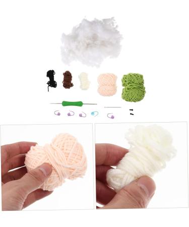 Lurrose 4 Sets Wool Doll Crochet Hook Key Hanging Decor Supply Knitted Key Pendants Crochet Supplies Simple - Buy Online on GoSupps.com