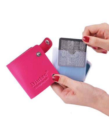 Biutee Nail Stamping Plates Set - 12pcs Image Plates with Stamper, Scraper, and Storage Bag - Nail Art Stencil Tool Kit - 14 Piece Set - Buy Online on GoSupps.com