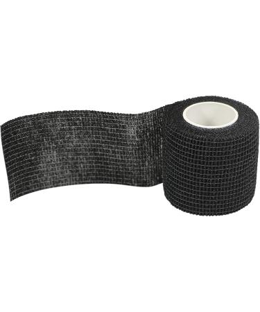 Qigui 8 Rolls Self-Adhering Cohesive Bandage - Elastic Fixing Bandage for Fingers Hands Toes & Feet (5cm x 4.5m Black) - International Shipping Available - Buy Online on GoSupps.com