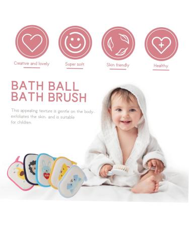 Ipetboom 15 Pcs Bath Ball & Sponge Set - Soft Polyester Bathing Essentials for Toddlers - Buy Online on GoSupps.com