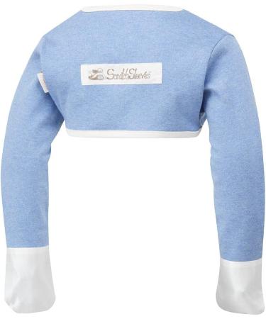 ScratchSleeves - Cross-over Stay-on Scratch Mitts for Itchy Toddlers - Blue - Size 21-24 Months - Buy Online on GoSupps.com