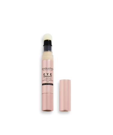 Makeup Revolution Eye Bright Concealer - Buildable Coverage, Dewy Finish, Fair 3ml - Buy Online on GoSupps.com