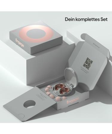 Loop Engage Earplugs for Clear Conversations - Low Noise Reduction - 8 Attachments (XS/S/M/L) - Ideal for Social Events & Parents - SNR 16dB - Rose - Buy Online on GoSupps.com