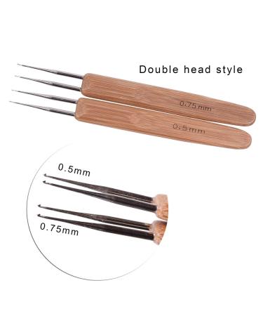 Dreadlock Crochet Hook Set - 0.5mm (1, 2, 3 Hooks) for Hair, Braid Craft & Locks - Needle Tool - Buy Online on GoSupps.com