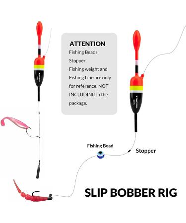 THKFISH Fishing Bobbers Set - Slip Bobbers for Crappie Fishing - Balsa Floats 5pcs (Various Sizes) - Buy Online on GoSupps.com