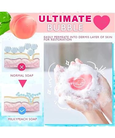 Savon Blanchissant La P che savon Exfoliant Pour Les Hanches Savon Exfoliant Pour Les Fesses Savon De Bain Blanchissant Pour Le Nettoyage En Profondeur Savon Pour Le Contr le - Buy Online on GoSupps.com