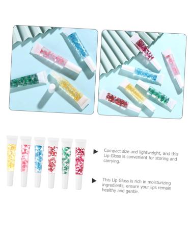 Angoily 6pcs Lip Oils & Lipgloss - Moisturizing Lipstick & Hydrating Tint for Women | Clear Gloss & Transparent Lip Oil - Buy Online on GoSupps.com