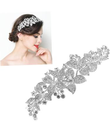 FRCOLOR Fashion Headwear Wedding Hair Clip Bridal Headpiece Bridal Hair Clip Rhinestone Headpiece Prom Hair Comb Crystal Headpiece Pearl Hair Clip Wedding Headdress Bride Fine Hair up - Buy Online on GoSupps.com