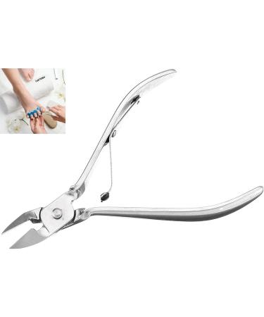 AFTREN Nail Clippers Cuticle Nippers Sharp Cuticle Scissors Smooth Cutting Stainless Steel Removing Excess Chapped Skin on Toes (Silver 5.5 Incn) 5.5 Incn Silver - Buy Online on GoSupps.com