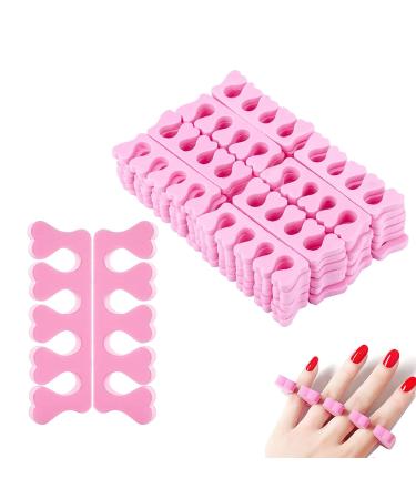 50Pcs Sponge Toe Separator Soft Foam Finger Spreader Set Toe Separator Finger Spreader Art Manicure Pedicure Tools