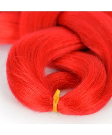 Premium 2m Ruby Red Braid Hair for Rasta Braids Dreads & Box Braids - Mybraids Artificial Hair Extensions - Buy Online on GoSupps.com