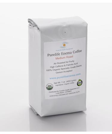 Purelife Coffee Enema Kit - Stainless Steel Bucket with Enema Coffee, Strainer, Tubing - Gerson Protocol - Buy Online on GoSupps.com