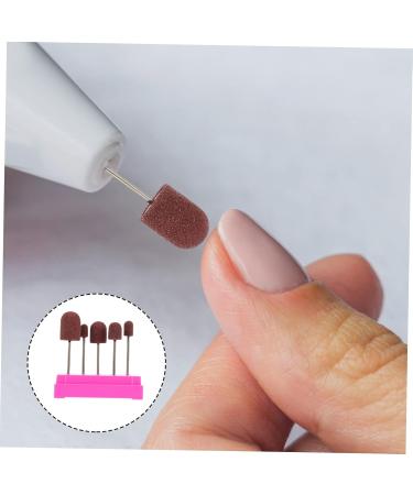 Toddmomy 1 Set Nail Sand Ring Cap Nail Drill Kit acrylic nail drill Nail Art Drill Bit Tool Nail Art Bit Tools nail cleaner tool nail bit Manicure Accessory Polishing sand care to rotate 8x6cm Rosy - Buy Online on GoSupps.com