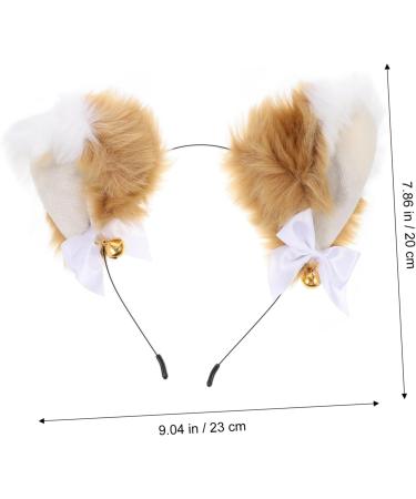 VINTORKY Cat Ear Bell Headband Party Hairband Cosplay Hair Hoop Ear Headband Animal Hair Hoop Hair Accessory for Party Ear Hair Hoop Party Headdress Party Hair Hoop Plush Hair Ear Hairband - Buy Online on GoSupps.com