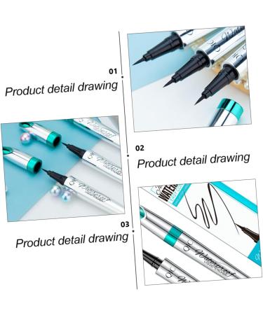 BELLIFFY Very Fine Eyeliner Long-lasting Eyeliner Waterproof Eye Pencil Eye Drawing Pen Liquid - Buy Online on GoSupps.com