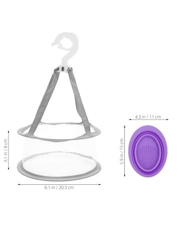 Premium Makeup Brush Cleaning Mat & Silicone Drying Net | Foldable Brush Cleaner Pad for Sponges & Powder Puffs - International Shipping - Buy Online on GoSupps.com