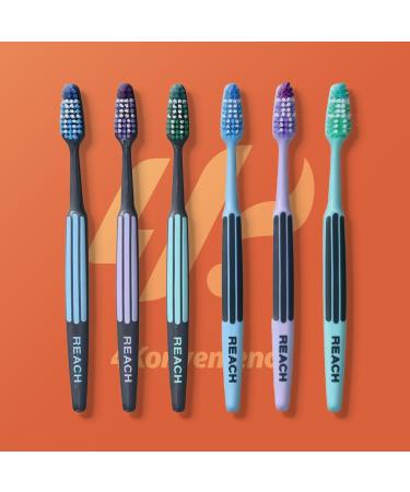 Reach Advanced Design Adult Toothbrushes - Firm Precise Cleaning (3 Pack 21 Count) | Ultimate Oral Hygiene Solution for International Shipping - Buy Online on GoSupps.com