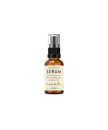Neemli Naturals Hyaluronic & Vitamin C Serum Light and Non-Greasy Age-Defying Serum Brighten Skin Tone Water Gel Daily Face Moisturizer for All Skin Types 30ml (Pack of 1) 1 Fl Oz (Pack of 1)
