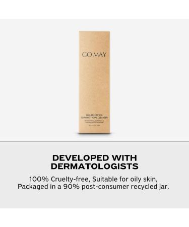GO MAY Sebum Control Foaming Facial Cleanser | Clear Skin | Gentle Daily Cleanser - 5 FL.OZ International Shipping Available - Buy Online on GoSupps.com