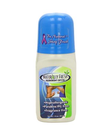 Naturally Fresh Crystal Roll-On Deodorant 3 ounce (3 Pack)
