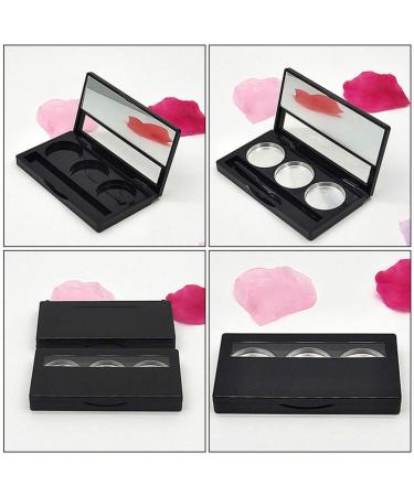 Beaupretty 3 Series Empty Eyeshadow & Lipstick Palette - Refillable Travel Organizer Magnetic Plastic Makeup Box for International Shipping - Buy Online on GoSupps.com