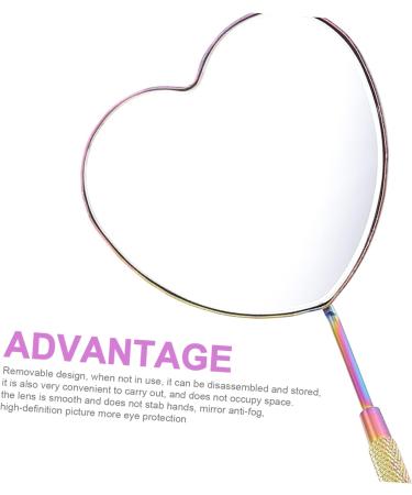 Beavorty 5pcs Eyelash Check Mirror - Stainless Steel Handheld Mirror for Lash Tech Supplies and Extension, Beauty Salon Tool - Buy Online on GoSupps.com