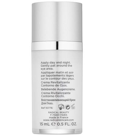 Radical Skincare Eye Revive Creme - 4-in-1 Anti-Aging Solution for Wrinkles, Dark Circles, Puffiness & Fine Lines - 0.5 Fl Oz - Buy Online on GoSupps.com