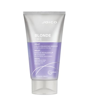 Joico Blonde Life Color Enhancing Masque | For Blonde Hair | Color Depositing Treatment | Maintain Unique Blonde Tones | Fortified With Monoi & Tamanu Oil Violet
