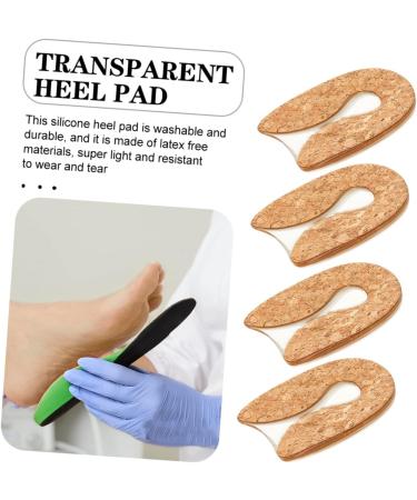 4 Pairs Transparent Silicone Heel Pads for Women - Comfort & Support for Shoes | Perfect Insoles for Overpronation - Buy Online on GoSupps.com