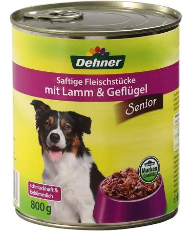 Buy Dehner Lieblinge Senior Dog Food - Lamb & Poultry (6 x 800g) | 4.8kg Premium Nutrition for Aging Dogs - International Shipping Available - Buy Online on GoSupps.com