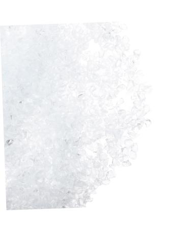 FOYTOKI 1 Glass Chip Epoxy Charms DIY Nail Art Crushed Glass Manicure Fillers Nail Art Rhinestones Nail DIY Glass Fillers DIY Epoxy Filling Manicure Charms Nail Art Accessories 0.5X0.3cm transparent