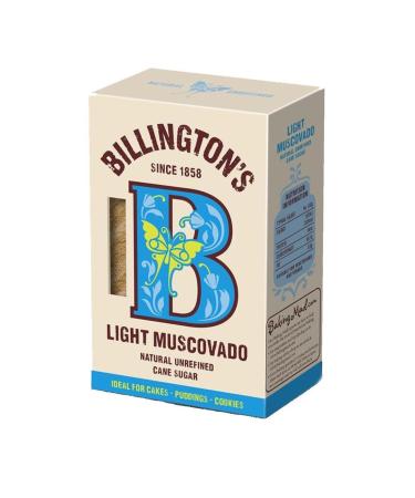 Billingtons Light Muscovado Sugar 2x500g | Premium Quality Natural Sweetener for Baking & Cooking - Buy Online on GoSupps.com