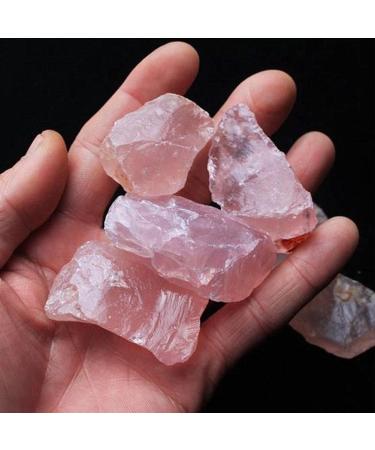 200gNatural Raw Pink Rose Quartz Crystal Rough Stone Specimen Crystal Love Natural Stones and Minerals Fish Tank Stone Crystal Decorations FZUGEDRLI - Buy Online on GoSupps.com