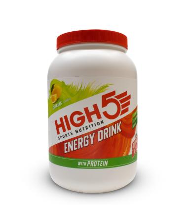 HIGH5 Energy Drink With Protein Blend of Carbohydrates Protein & Electrolytes (Citrus 1.6kg) Citrus 1.6kg