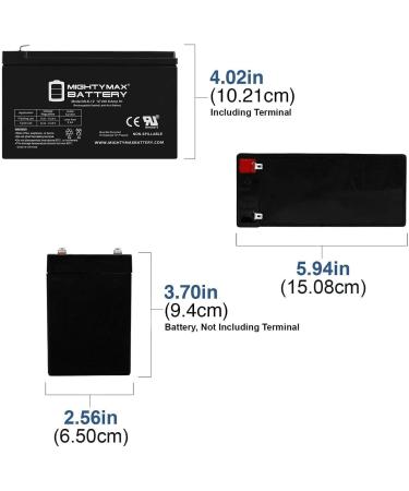 Mighty Max Battery 12V 8Ah for APC Smart-UPS SC 420VA | Compatible UPS Battery | International Shipping Available - Buy Online on GoSupps.com